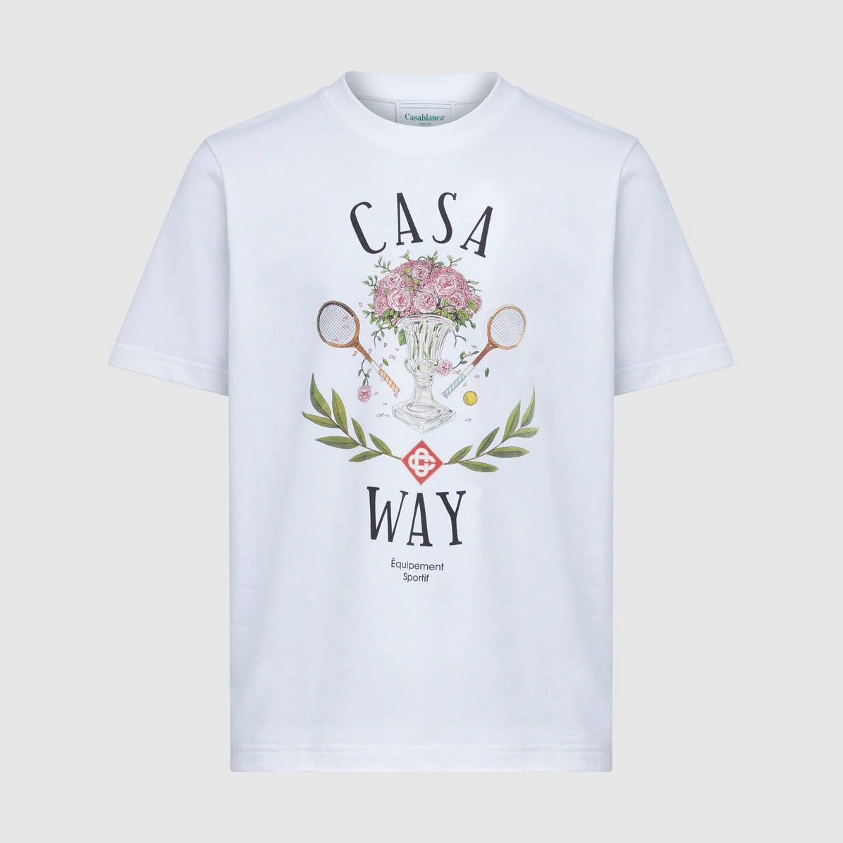 Luxury Brand CASABLANCA Delicate Print Tennis Racket Bouquet Sicilian Style Couple Hawaiian Short Sleeve Pure Cotton T-shirt
Luxury Brand CASABLANCA Delicate Print Tennis Racket Bouquet Sicilian Style Couple Hawaiian Short Sleeve Pure Cotton T-shirt