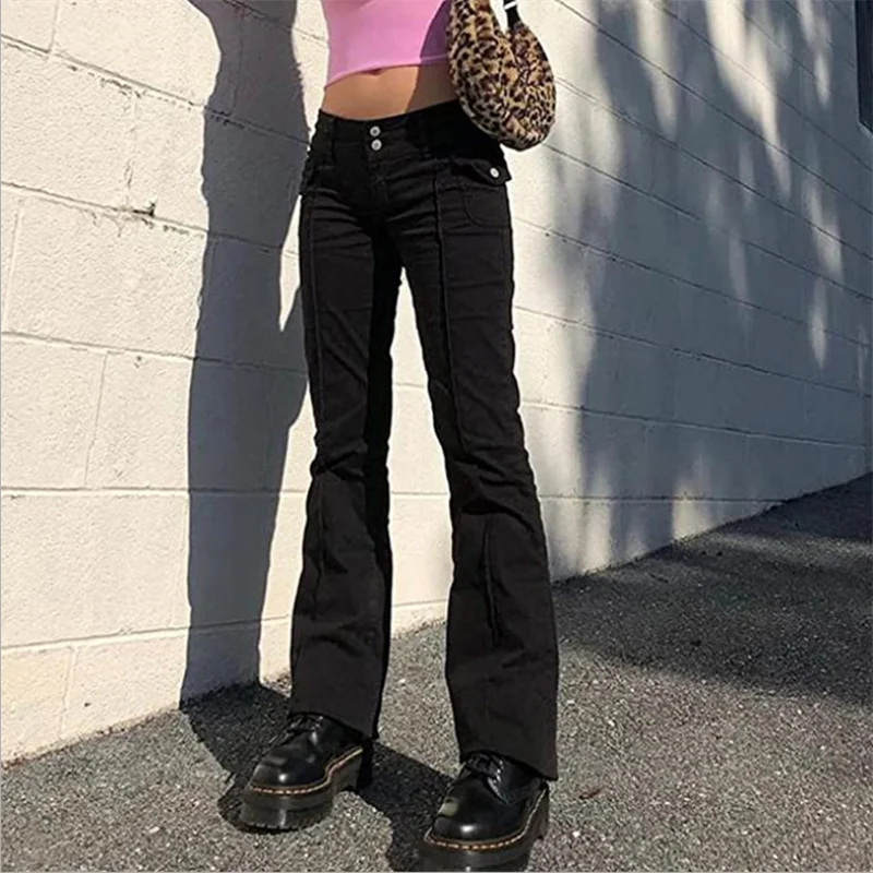Streetwear Women Straight Pants Vintage Low Wasited Aesthetic Cargo Pants Harajuku Korean Basic Joggers Pants
Streetwear Women Straight Pants Vintage Low Wasited Aesthetic Cargo Pants Harajuku Korean Basic Joggers Pants