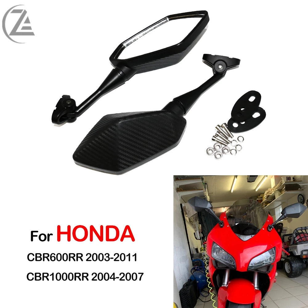 ACZ Motorcycle Carbon Rear View Mirrors for HONDA CBR600RR CBR 600 RR 2003-2011 CBR1000RR 2004-2007
ACZ Motorcycle Carbon Rear View Mirrors for HONDA CBR600RR CBR 600 RR 2003-2011 CBR1000RR 2004-2007