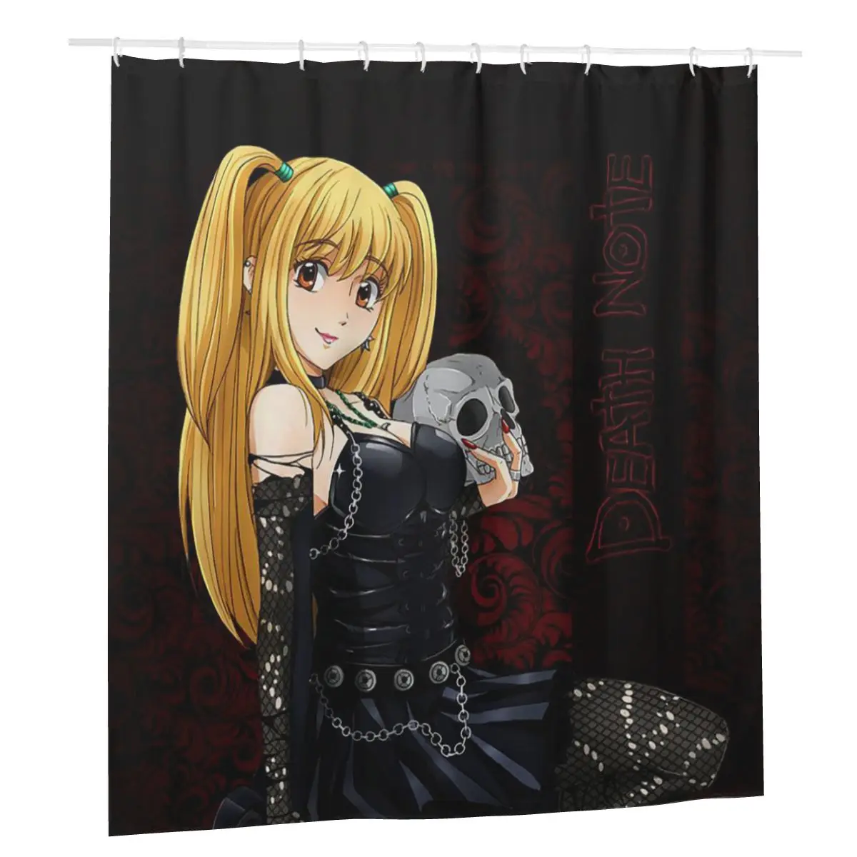 Death Note Shower Curtain Polyester Bath Curtains Anime Misa Amane Wall Decoration Hanging Cloth Screen for Bathroom Shower 
Death Note Shower Curtain Polyester Bath Curtains Anime Misa Amane Wall Decoration Hanging Cloth Screen for Bathroom Shower