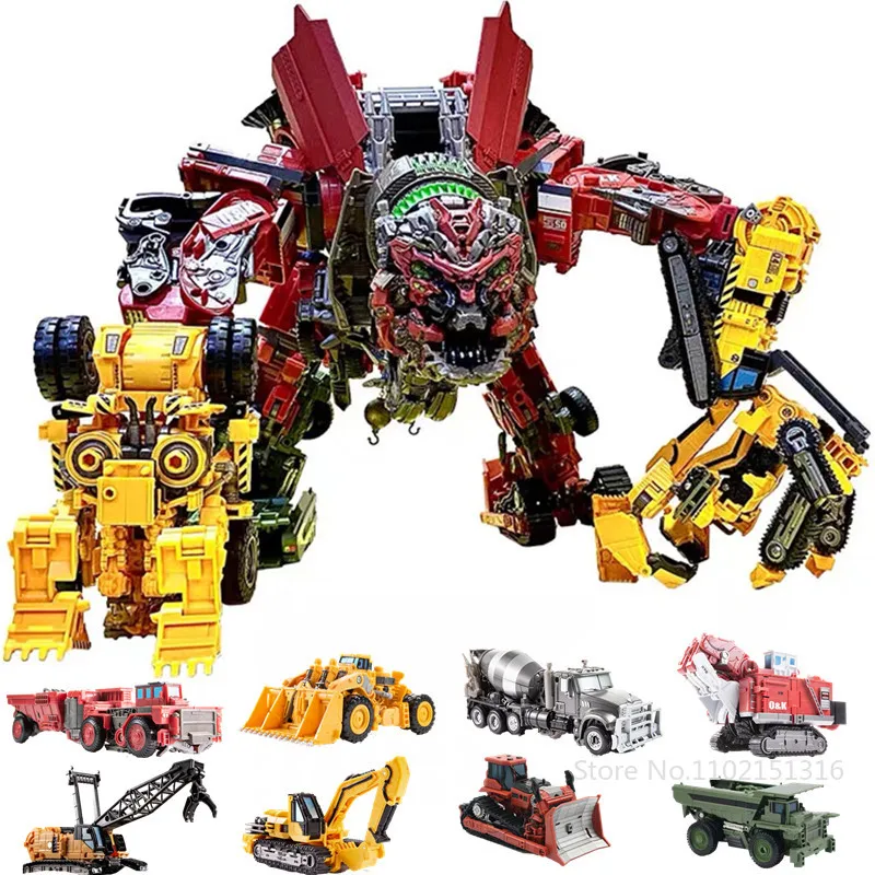 AOYI 8 IN 1 Oversize Devastator Transformation Toys Boy Anime Hook Action Figures Robot Car Engineering Vehicle Model Kids 48cm
AOYI 8 IN 1 Oversize Devastator Transformation Toys Boy Anime Hook Action Figures Robot Car Engineering Vehicle Model Kids 48cm