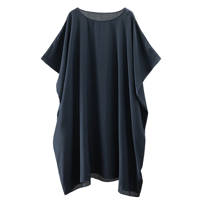 Batwing Sleeve Oversized Summer Dress Natural Silk Crepe De Chine 2023 Knee-Length LOOSE Vestidos De Fiesta
Batwing Sleeve Oversized Summer Dress Natural Silk Crepe De Chine 2023 Knee-Length LOOSE Vestidos De Fiesta