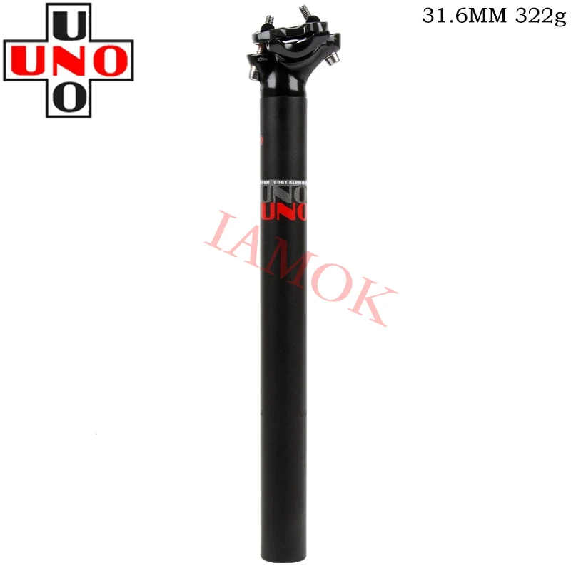 UNO Bike 350mm Rear Wave Seat Post Iamok Black/Silver 27.2/30.9/31.6mm Seatpost Bicycle Parts
UNO Bike 350mm Rear Wave Seat Post Iamok Black/Silver 27.2/30.9/31.6mm Seatpost Bicycle Parts