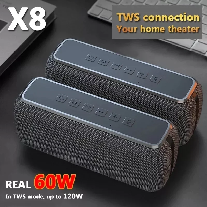 XDOBO X8 60W Portable Wireless Subwoofer Soundbox Column Outdoor Waterproof Card Bluetooth Speaker TWS Soundbar Computer Speaker
XDOBO X8 60W Portable Wireless Subwoofer Soundbox Column Outdoor Waterproof Card Bluetooth Speaker TWS Soundbar Computer Speaker