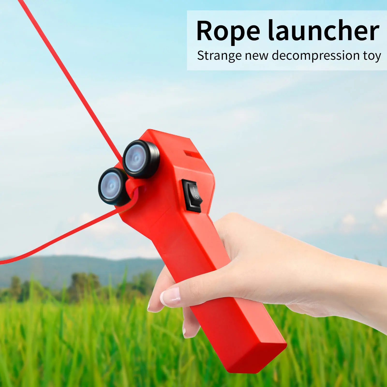 Funny Rope Launcher Thruster Interesting Fun Electirc Rope Gun Toy for Children Adults Rope Thruster Creative Party Favor
Funny Rope Launcher Thruster Interesting Fun Electirc Rope Gun Toy for Children Adults Rope Thruster Creative Party Favor
