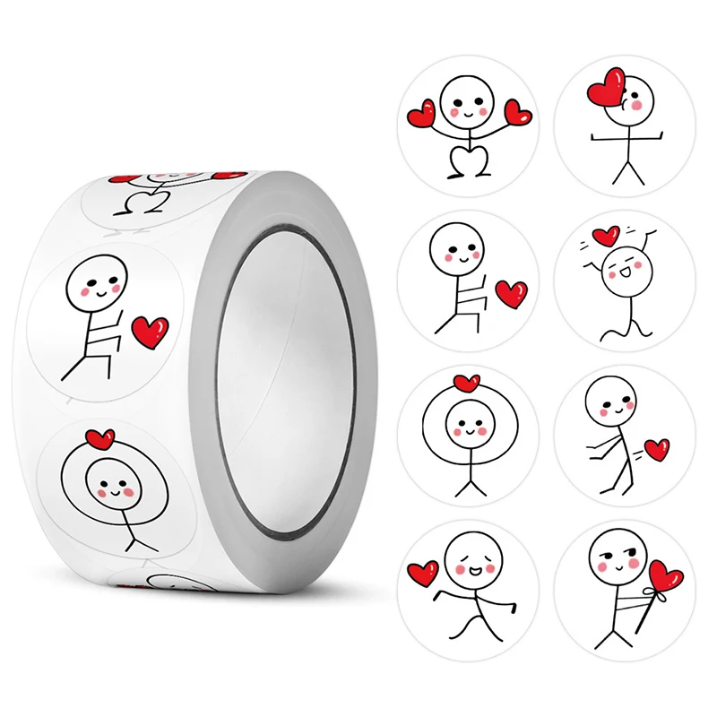 500pcs Valentine's Day Stickers Love Labels for Wedding Holiday Gift Decoration Envelope Sealing Stickers Scrapbooking 
500pcs Valentine's Day Stickers Love Labels for Wedding Holiday Gift Decoration Envelope Sealing Stickers Scrapbooking