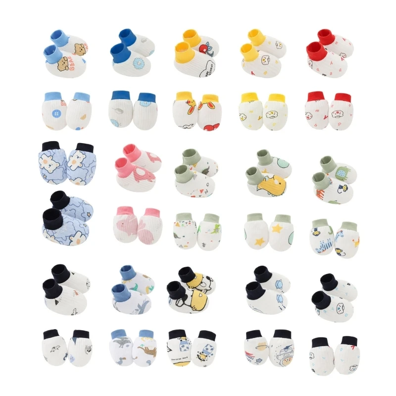 2 Pair Baby Newborn Soft Cotton Face for PROTECTION Gloves Foot Cover Set Anti Scratch Mittens Socks Kit for Toddlers Boys Girls
2 Pair Baby Newborn Soft Cotton Face for PROTECTION Gloves Foot Cover Set Anti Scratch Mittens Socks Kit for Toddlers Boys Girls
