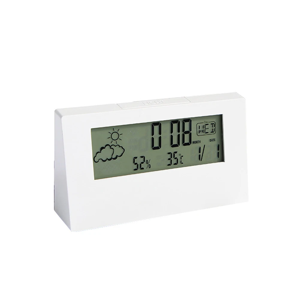 Thermohygrometer Clock Alarm Clock Countdown Time Digital Temperature LCD Electronic LCD Screen Outdoor Thermometer For Home
Thermohygrometer Clock Alarm Clock Countdown Time Digital Temperature LCD Electronic LCD Screen Outdoor Thermometer For Home