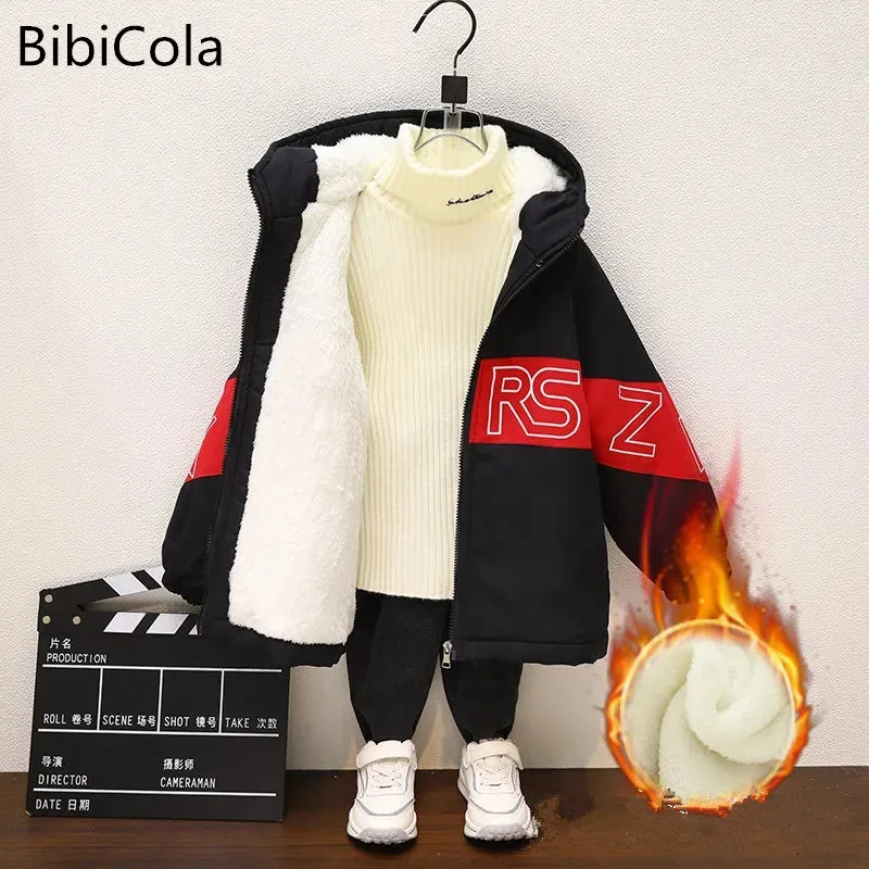 Children's Coat Winter Fleece Outdoor Jackets For Boys Girls Warming Hooded Plush Cotton Warm Thickened Clothes Warm Windbreaker
Children's Coat Winter Fleece Outdoor Jackets For Boys Girls Warming Hooded Plush Cotton Warm Thickened Clothes Warm Windbreaker