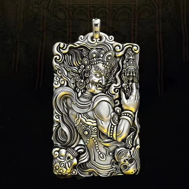 National Tide Does Not Move Ming Wang Is A Chicken Zodiac Patron Saint Pendant Life Buddha Necklace Male Domineering Jewelry
National Tide Does Not Move Ming Wang Is A Chicken Zodiac Patron Saint Pendant Life Buddha Necklace Male Domineering Jewelry