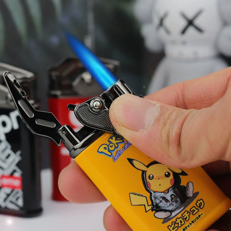 Pokemon Pikachu Lighter Creative Igniter Kawaii Anime Fashion Windproof Blue Flame Lighter Man Women Smoking Gift Fast Delivery
Pokemon Pikachu Lighter Creative Igniter Kawaii Anime Fashion Windproof Blue Flame Lighter Man Women Smoking Gift Fast Delivery