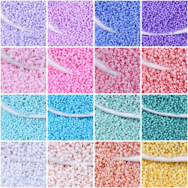 Matte Solid Macaroon Color 2mm 450g Glass Seed Beads Uniform Round Spacer Beads for DIY Handmade Jewelry Making Accessories
Matte Solid Macaroon Color 2mm 450g Glass Seed Beads Uniform Round Spacer Beads for DIY Handmade Jewelry Making Accessories