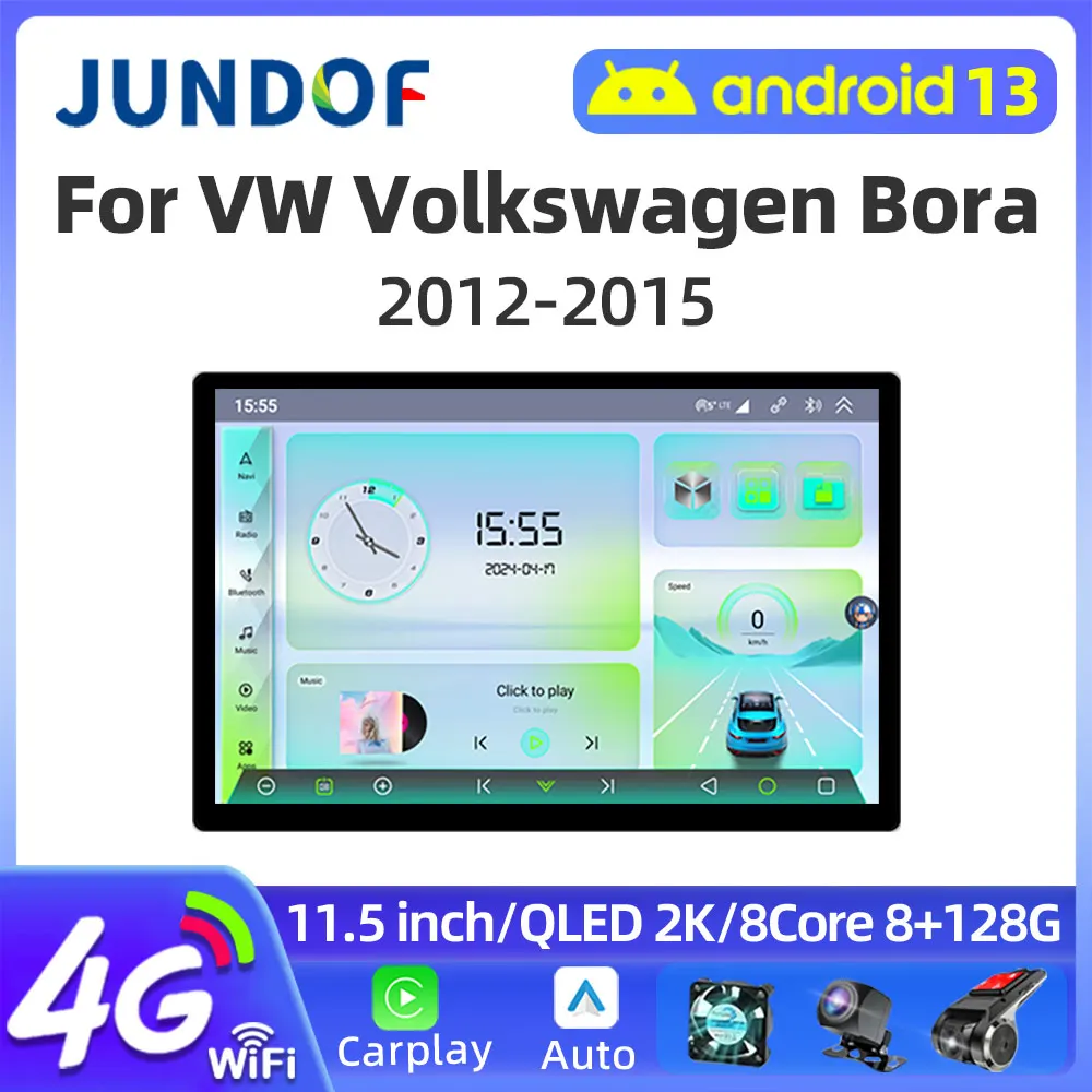 Автомагнитола 2DIN для Volkswagen Bora 11 5-2015 2000 дюйма 1200*2012 P 4G GPS