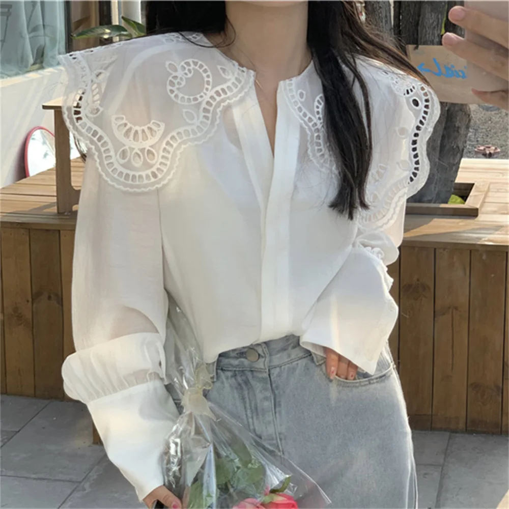 HziriP Retro 2022 New Arrival Women Shirts Fashion Full Sleeve Slim All Match Streetwear Sweet Elegant Casual Spring Tops
HziriP Retro 2022 New Arrival Women Shirts Fashion Full Sleeve Slim All Match Streetwear Sweet Elegant Casual Spring Tops