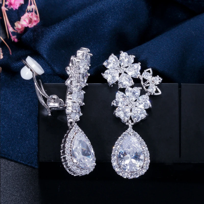 ThreeGraces Non Piercing Ear Design Shiny Cubic Zirconia Flower Shape Clip On Earrings for Women Fashion Bridal Jewelry EJ0033
ThreeGraces Non Piercing Ear Design Shiny Cubic Zirconia Flower Shape Clip On Earrings for Women Fashion Bridal Jewelry EJ0033