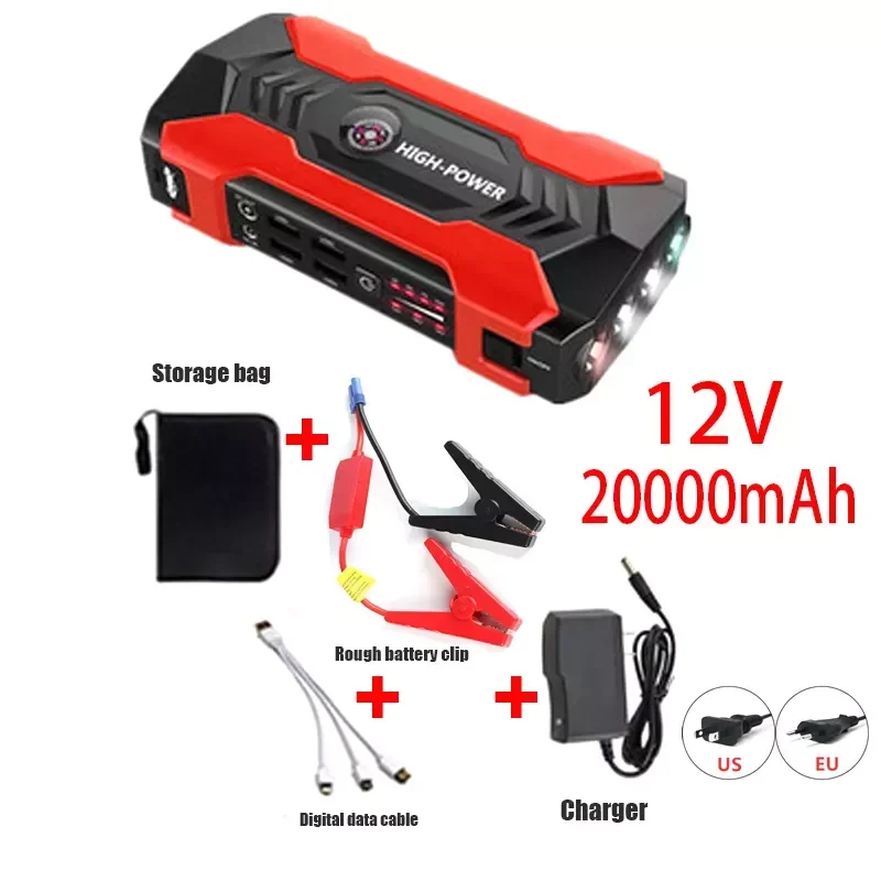 NEW2023 Car Emergency Starter 12V 20000mAh Mobile Battery Lighter,Polymer Lithium Batteries
NEW2023 Car Emergency Starter 12V 20000mAh Mobile Battery Lighter,Polymer Lithium Batteries