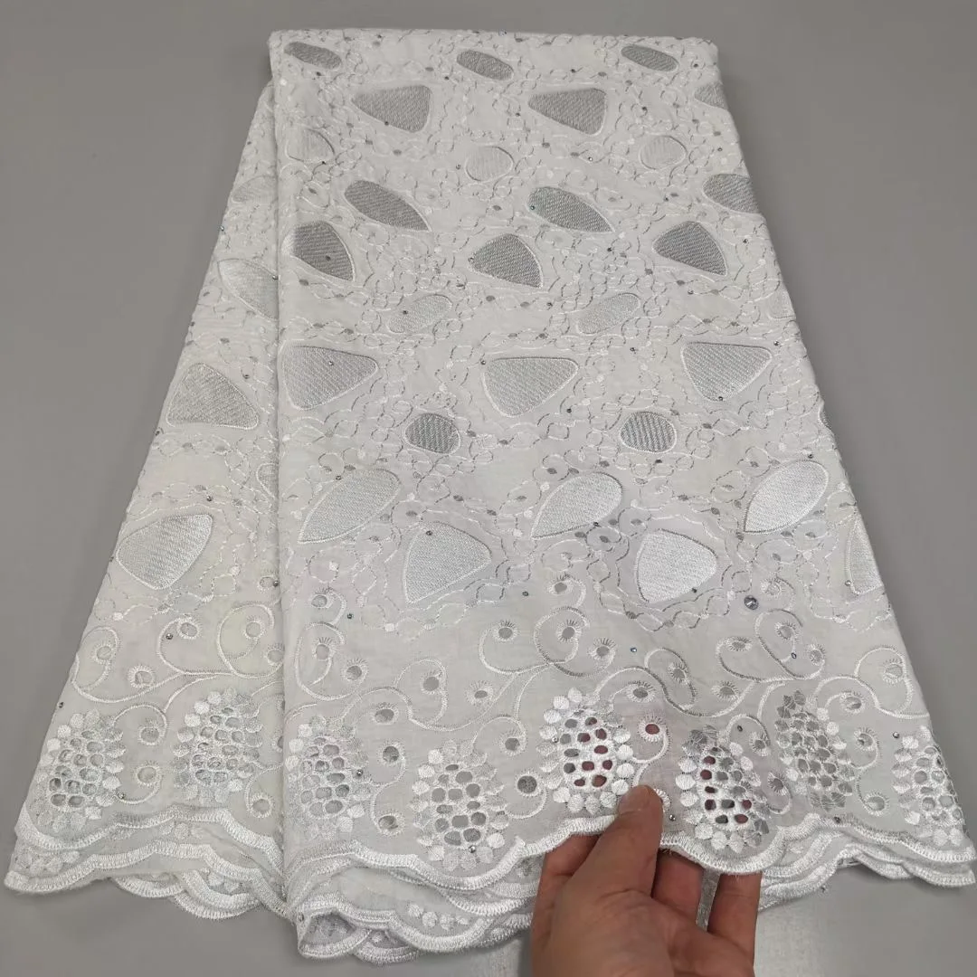 2023 новейшие чистые белые швейцарские вуали кружева в Швейцарии африканские высококачественные хлопковые сухие кружева ткань Нигерия для ж...
2023 новейшие чистые белые швейцарские вуали кружева в Швейцарии африканские высококачественные хлопковые сухие кружева ткань Нигерия для ж...