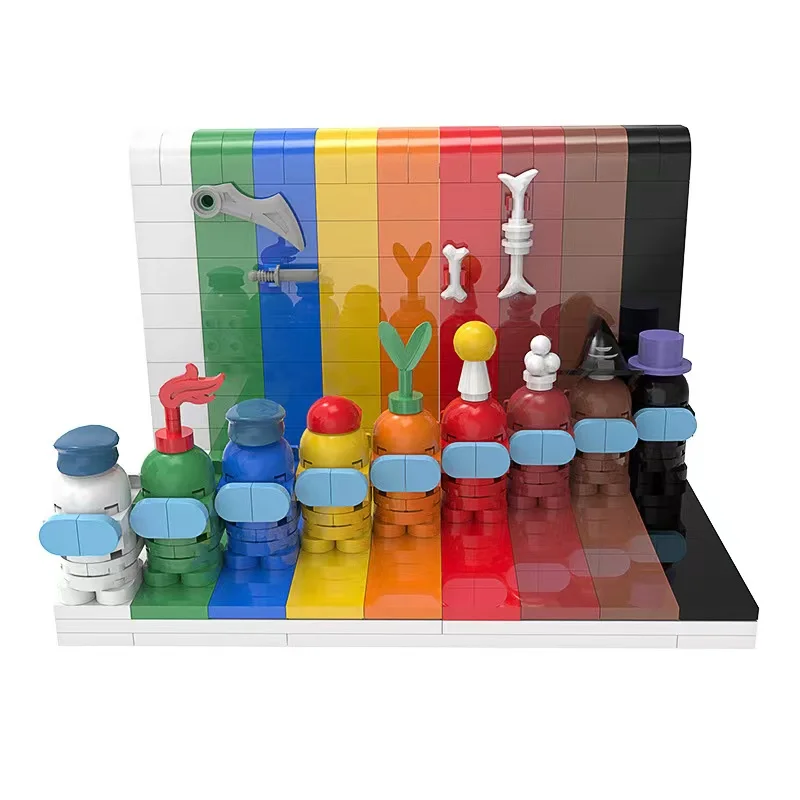 Minifigures Rainbow Wall Building Blocks Set Space Game Among Us Action Figures Bricks Scene Model Kit Kids Toys Christmas Gift
Minifigures Rainbow Wall Building Blocks Set Space Game Among Us Action Figures Bricks Scene Model Kit Kids Toys Christmas Gift