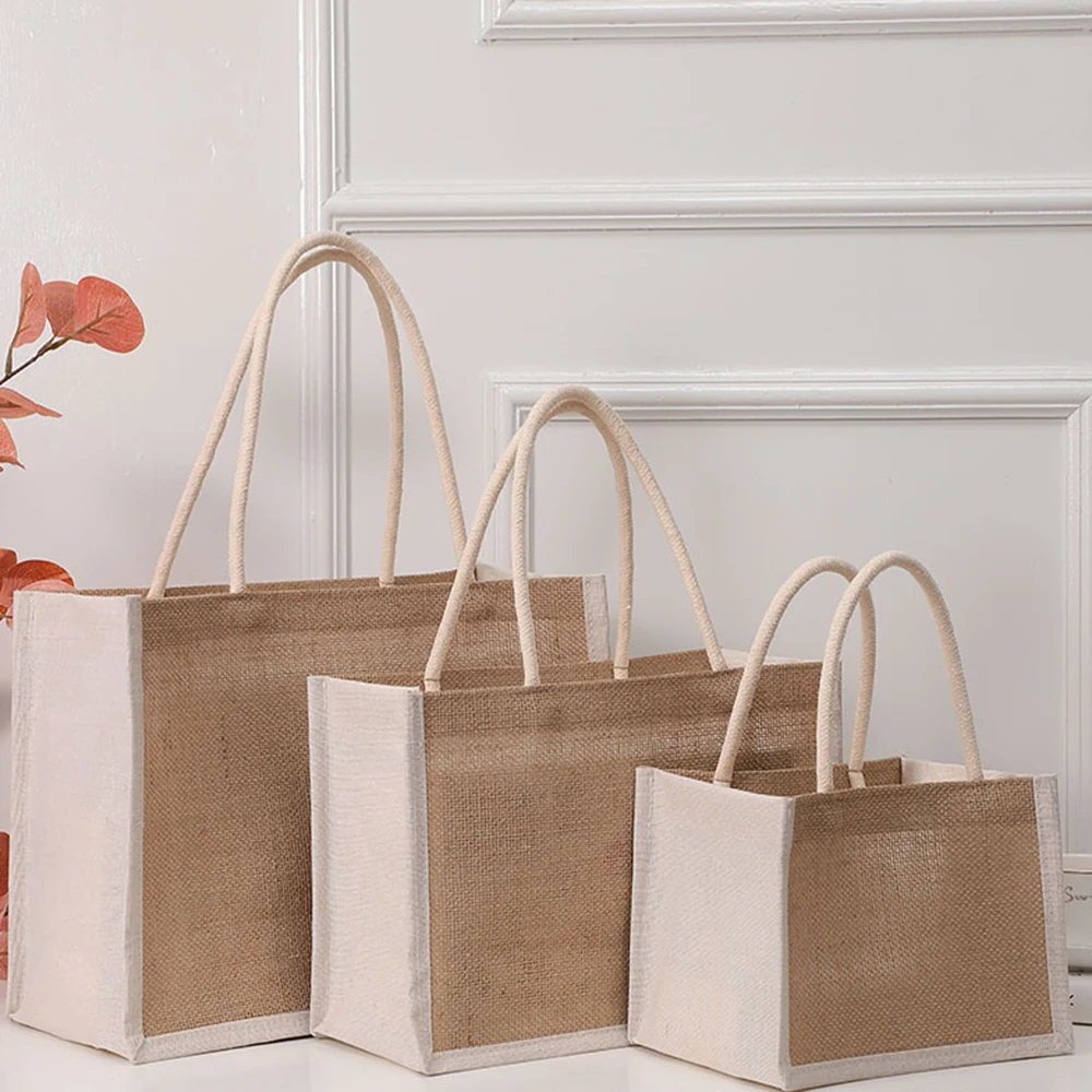 Cotton Storage Bag Canvas Shopping bag Shoulder Eco-Friendly Portable Handbags Burlap Grocery Bag Fast Drop Shipping Burlap Tote
Cotton Storage Bag Canvas Shopping bag Shoulder Eco-Friendly Portable Handbags Burlap Grocery Bag Fast Drop Shipping Burlap Tote