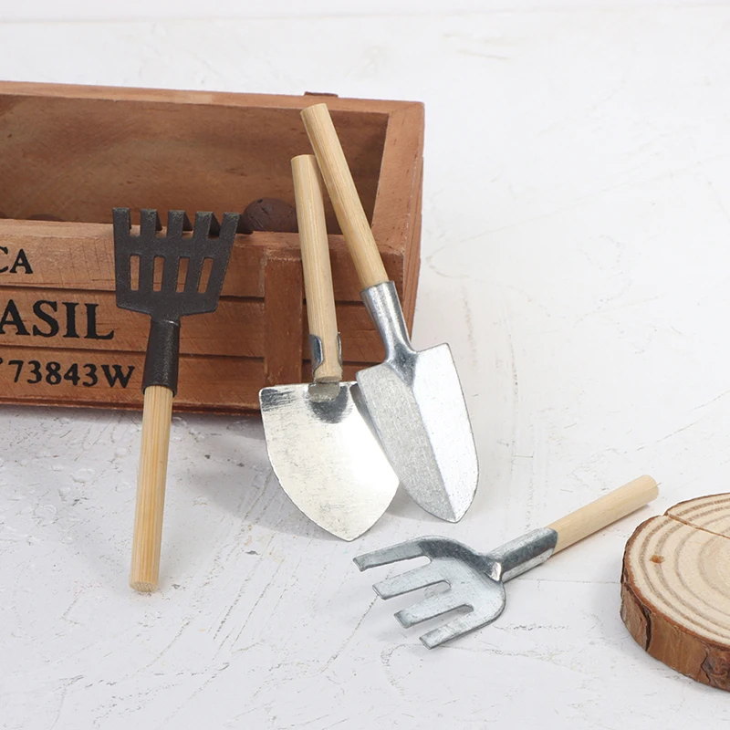 1PC 1:12 Dollhouse Mini Farming Tools Modle Toys Miniature Shovel Hoe Pitchfork Fairy Garden Accessories Furniture Toys
1PC 1:12 Dollhouse Mini Farming Tools Modle Toys Miniature Shovel Hoe Pitchfork Fairy Garden Accessories Furniture Toys