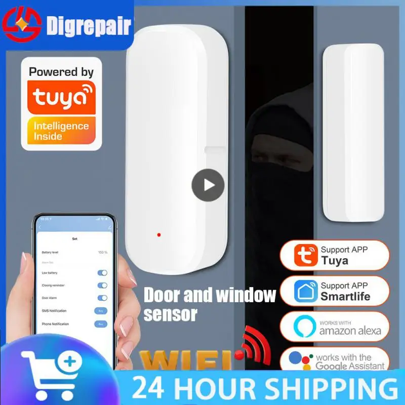 Wifi Window Sensor Work With Google Home Alexa Tuya Open/closed Detectors Tuya Wifi Smart Life App Alexa Alarm System Smart Life
Wifi Window Sensor Work With Google Home Alexa Tuya Open/closed Detectors Tuya Wifi Smart Life App Alexa Alarm System Smart Life