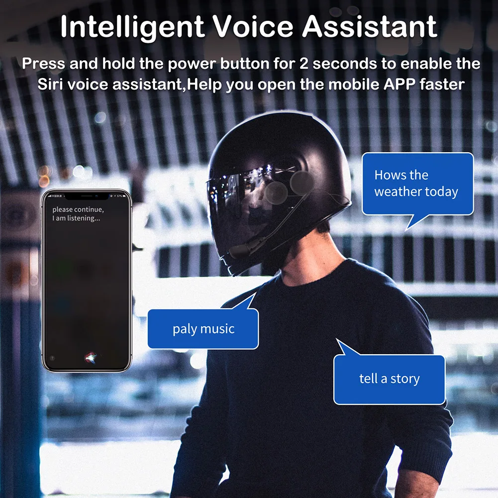 Гарнитура для мотоциклетного шлема с микрофоном, Bluetooth 5,0, мотоциклетные наушники, Беспроводная колонка, наушники, гарнитура для звонков
Гарнитура для мотоциклетного шлема с микрофоном, Bluetooth 5,0, мотоциклетные наушники, Беспроводная колонка, наушники, гарнитура для звонков