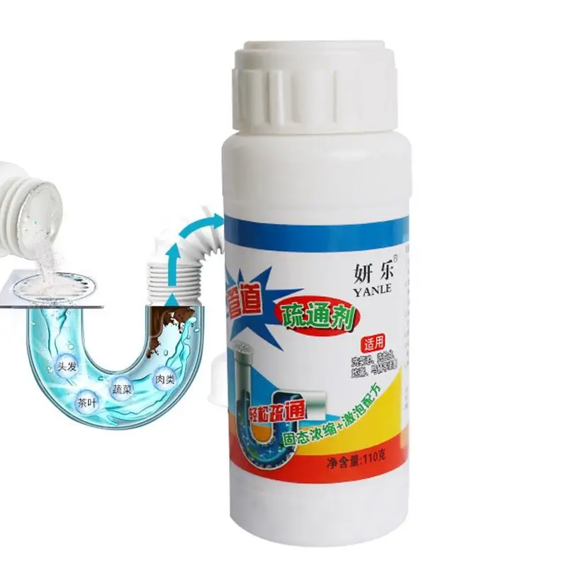 110g Sink Drain Bottled Powerful Cleaner Closestool Toilet Kitchen Deodorization Clogging Sewer Dredging Dredge Agent Pipe
110g Sink Drain Bottled Powerful Cleaner Closestool Toilet Kitchen Deodorization Clogging Sewer Dredging Dredge Agent Pipe