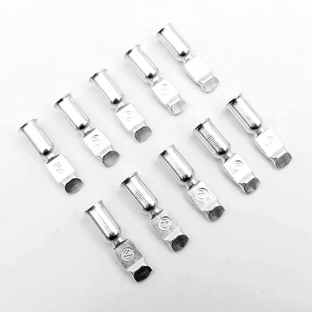 10Pcs Terminal 50 /120 Amp For Anderson Plug Contacts Pins Lugs Cable Terminals 10-25 Square/12AWG For Forklifts Battery Charger
10Pcs Terminal 50 /120 Amp For Anderson Plug Contacts Pins Lugs Cable Terminals 10-25 Square/12AWG For Forklifts Battery Charger