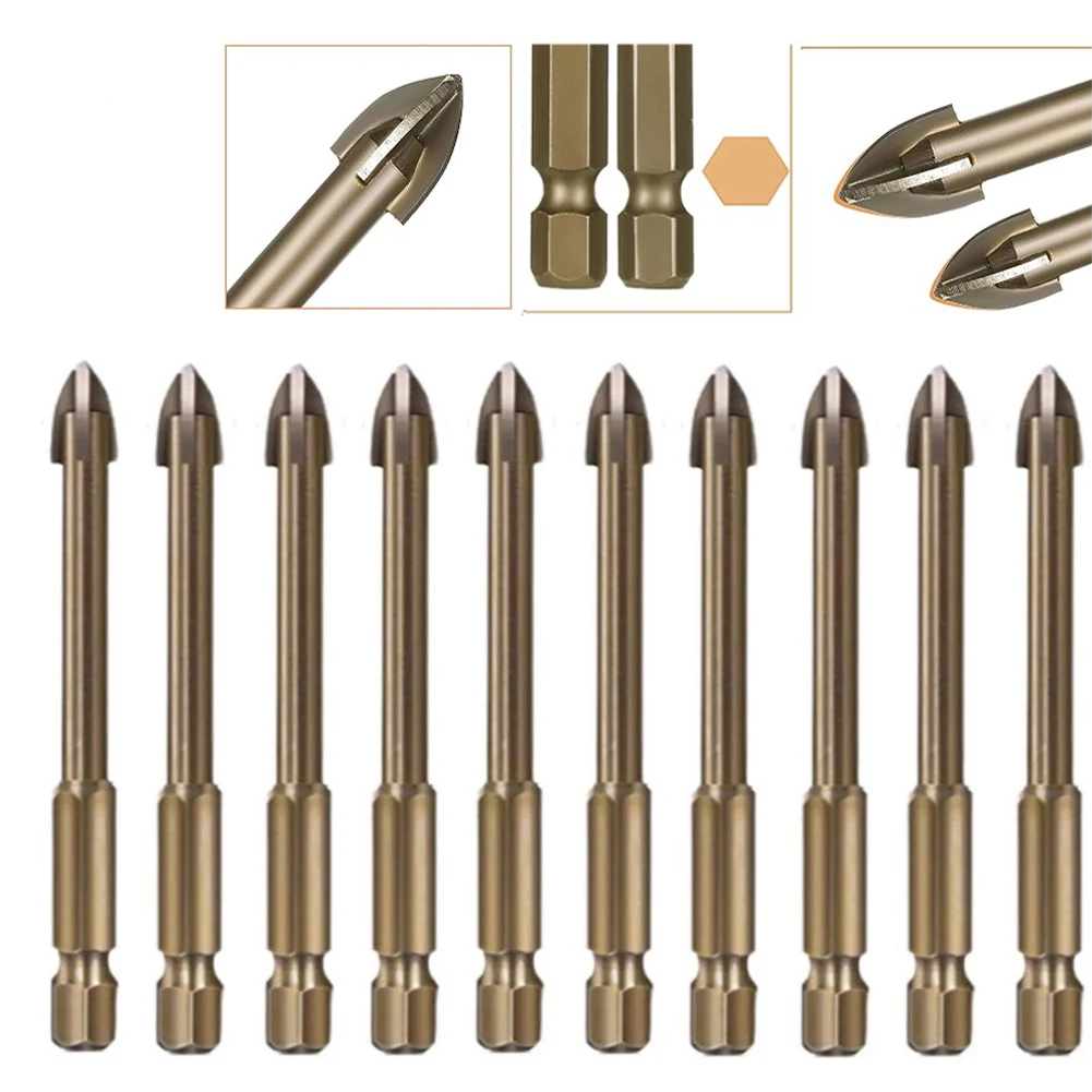 10xCross Hex Tile Drill Bits Set Glass Ceramic Concrete Carbide Hole Opener Brick Hard Alloy Triangle Bit Metal Woodworking Tool
10xCross Hex Tile Drill Bits Set Glass Ceramic Concrete Carbide Hole Opener Brick Hard Alloy Triangle Bit Metal Woodworking Tool