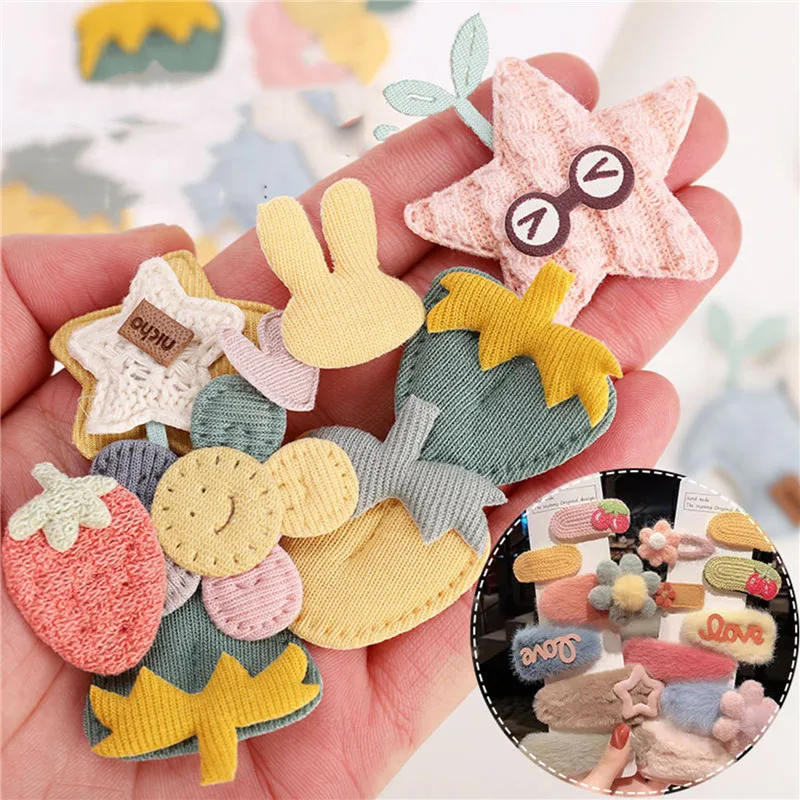 10PCs Cartoon Star Strawberry Fabric Appliques Patches DIY Scrapbooking Decoration Craft Girl Kids Gament Hair Shoes Accessories
10PCs Cartoon Star Strawberry Fabric Appliques Patches DIY Scrapbooking Decoration Craft Girl Kids Gament Hair Shoes Accessories