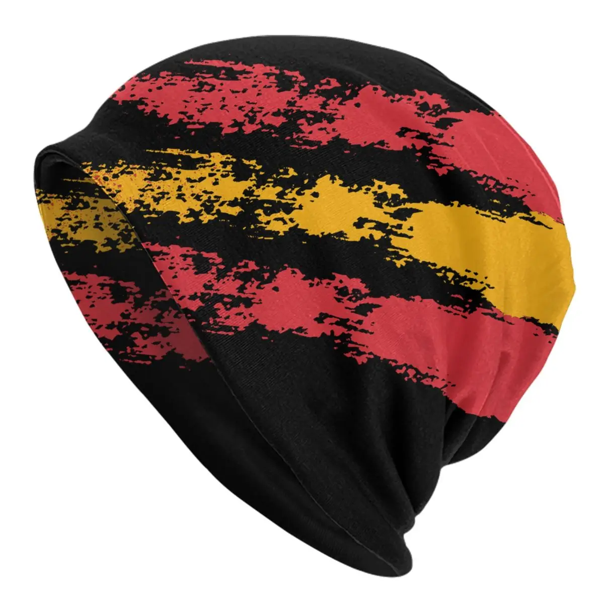 

Spanish Flag Caps Spain Espana Vintage Men Women Street Skullies Beanies Hats Spring Warm Multifunction Bonnet Knitting Hats