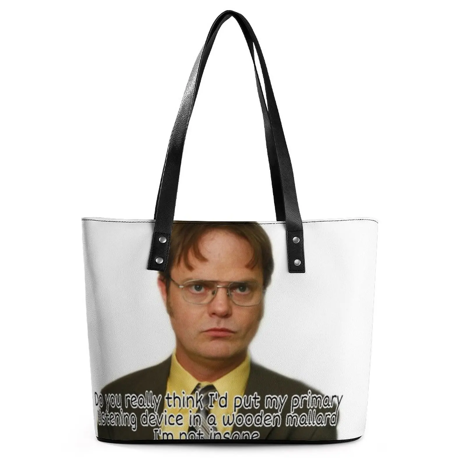 Dwight Quote Handbags The Office Kurt Funny Jim Halpert Handle Tote Bag Fun Shoulder Bag Women Grocery Designer Shopper Bags
Dwight Quote Handbags The Office Kurt Funny Jim Halpert Handle Tote Bag Fun Shoulder Bag Women Grocery Designer Shopper Bags