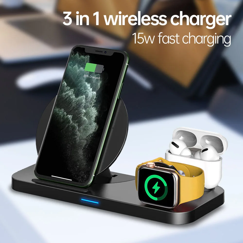 Wireless Charger 15w Fast Charing for Iphone 13 12 11 XR iwatch Airpods Pro Qi Certified Magnetic Charger Mobile Phone Stand
Wireless Charger 15w Fast Charing for Iphone 13 12 11 XR iwatch Airpods Pro Qi Certified Magnetic Charger Mobile Phone Stand