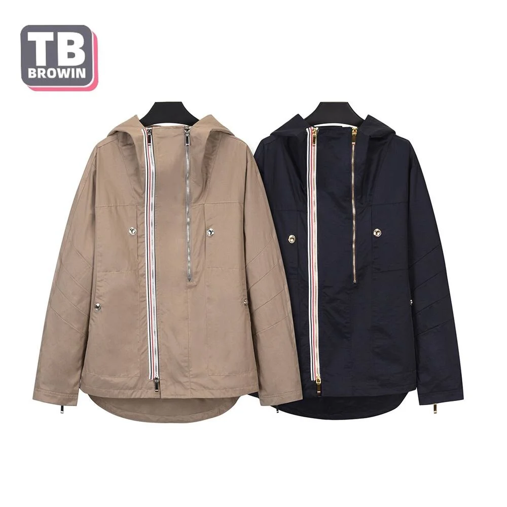 TB BROWIN Thom Men's Jacket Winter Clothing Classic Brand Zipper style Coat Hoodie Windbreaker striped outdoor Leisure party
TB BROWIN Thom Men's Jacket Winter Clothing Classic Brand Zipper style Coat Hoodie Windbreaker striped outdoor Leisure party