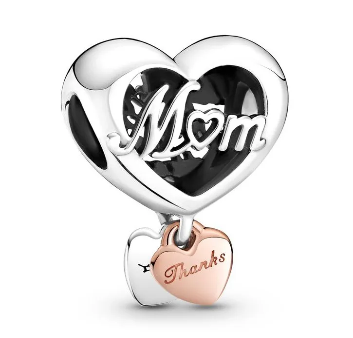 Authentic 925 Sterling Silver Moments Thank You Mum Heart Charm Bead Fit Pandora Women Bracelet & Necklace DIY Jewelry
Authentic 925 Sterling Silver Moments Thank You Mum Heart Charm Bead Fit Pandora Women Bracelet & Necklace DIY Jewelry