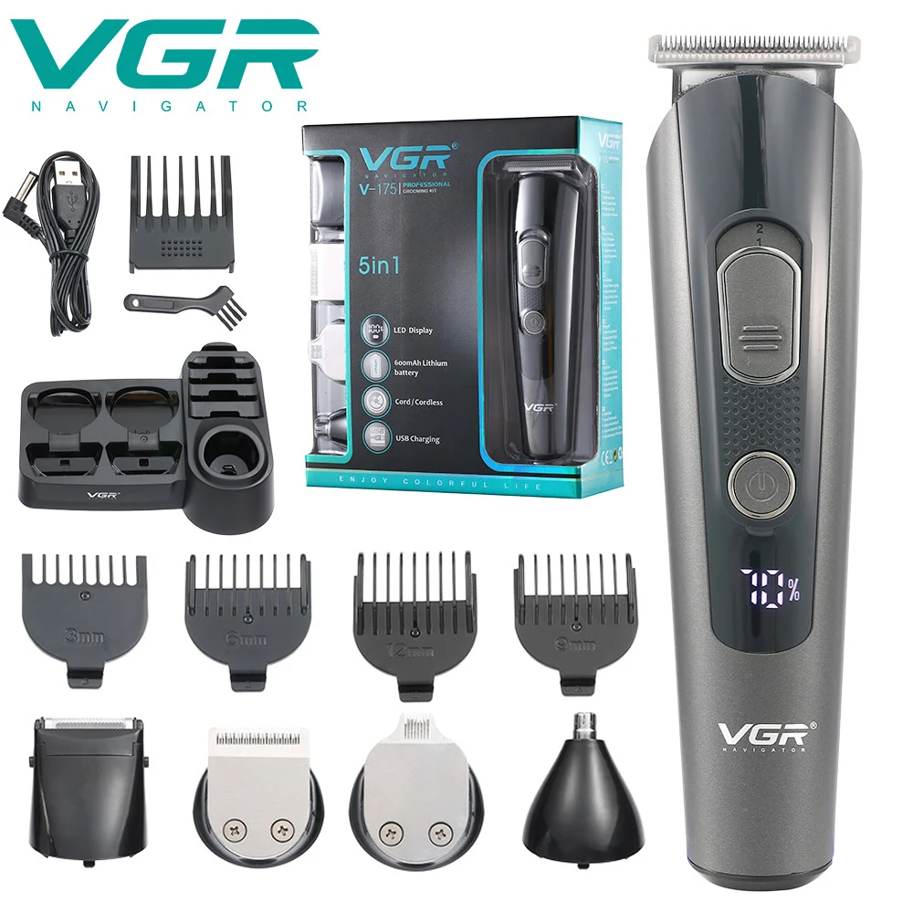 Набор для ухода за волосами VGR, профессиональный триммер для волос в носу, Беспроводная Машинка для стрижки волос, триммер для мужчин
Набор для ухода за волосами VGR, профессиональный триммер для волос в носу, Беспроводная Машинка для стрижки волос, триммер для мужчин