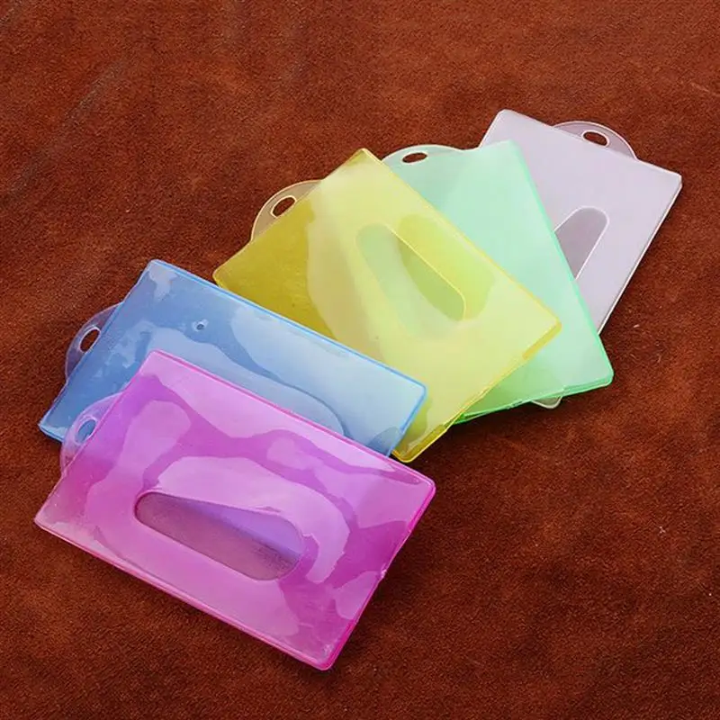 20pcs Card Holder Plastic Card Sleeve Protector For Credit Card Student Name Card Bus Card Storage 9.3x5.6cm Random Color
20pcs Card Holder Plastic Card Sleeve Protector For Credit Card Student Name Card Bus Card Storage 9.3x5.6cm Random Color