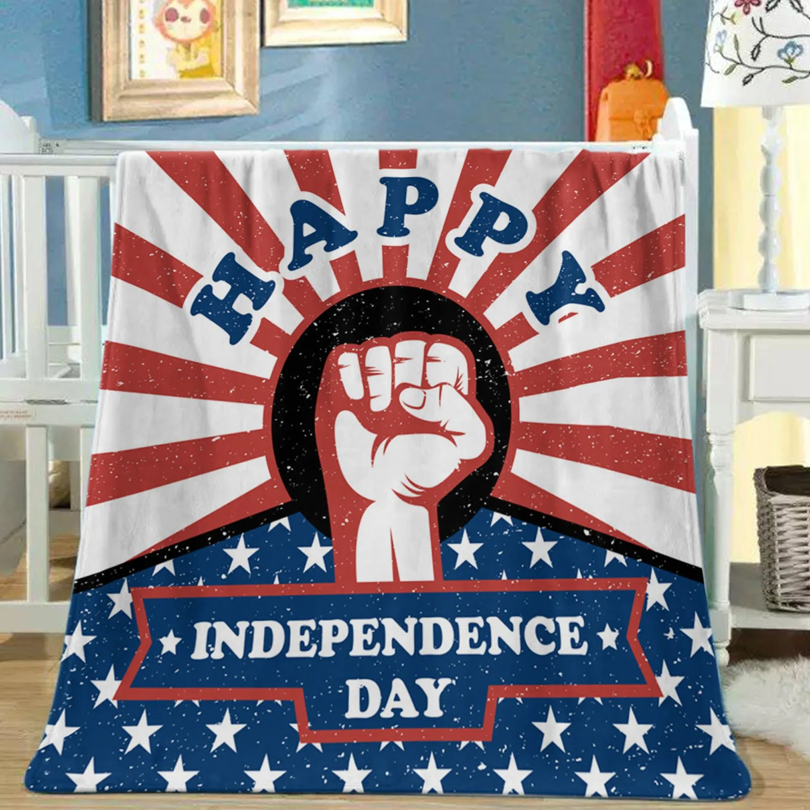 Thickened Blanket Office Nap Blanket Printed Warm Blanket American Star Spangled Flag Flannel Air Conditioning Blankets Fall
Thickened Blanket Office Nap Blanket Printed Warm Blanket American Star Spangled Flag Flannel Air Conditioning Blankets Fall