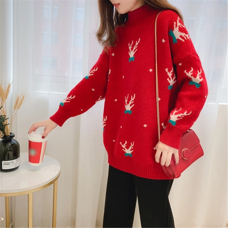 Adult Christmas Elk Pattern Hoodie Clothes Autumn Long Sleeve Loose Skin-friendly Thicken Sweatshirt Pullovers
Adult Christmas Elk Pattern Hoodie Clothes Autumn Long Sleeve Loose Skin-friendly Thicken Sweatshirt Pullovers