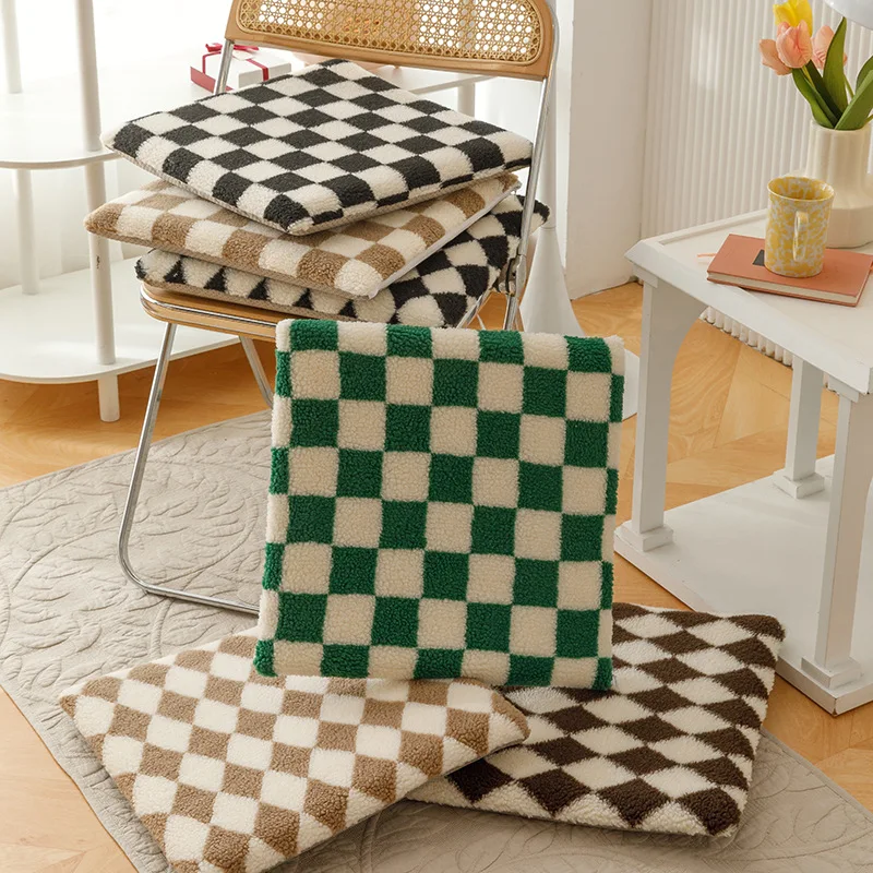 Ins Checkerboard Cushion Back Seat Cushion Non-slip Square Cushion Sofa Student Chair Pillow Sofa Pad For Home Office Decor
Ins Checkerboard Cushion Back Seat Cushion Non-slip Square Cushion Sofa Student Chair Pillow Sofa Pad For Home Office Decor