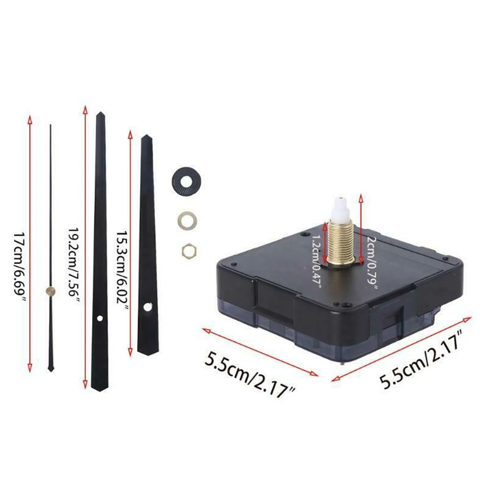 Brand New Home Clock Movement Set Clock Movement DIY Mechanism Hands Plastic/Metal
Brand New Home Clock Movement Set Clock Movement DIY Mechanism Hands Plastic/Metal