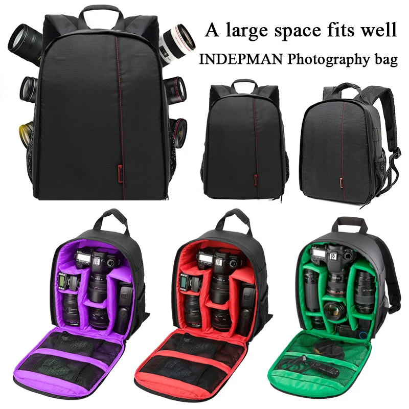 Waterproof DSLR Backpack Video Digital DSLR Camera Bag Multi-functional Outdoor Camera Photo Bag Case For DSLR Lens
Waterproof DSLR Backpack Video Digital DSLR Camera Bag Multi-functional Outdoor Camera Photo Bag Case For DSLR Lens