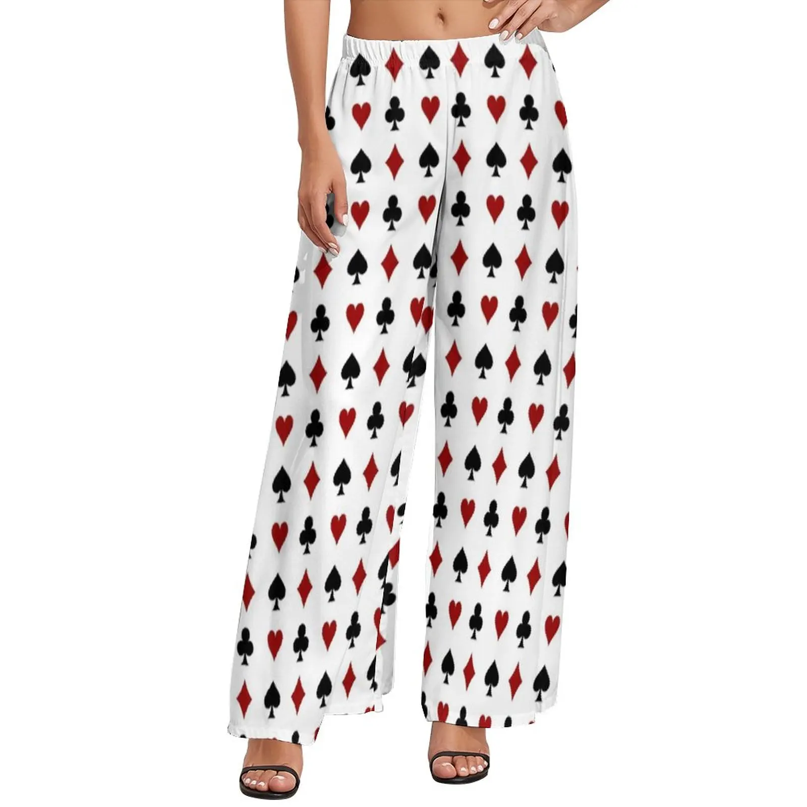 Playing Poker Pants Summer Hearts Diamonds Clubs Spades Card Kawaii Wide Pants Big Size Korean Fashion Print Straight Trousers
Playing Poker Pants Summer Hearts Diamonds Clubs Spades Card Kawaii Wide Pants Big Size Korean Fashion Print Straight Trousers