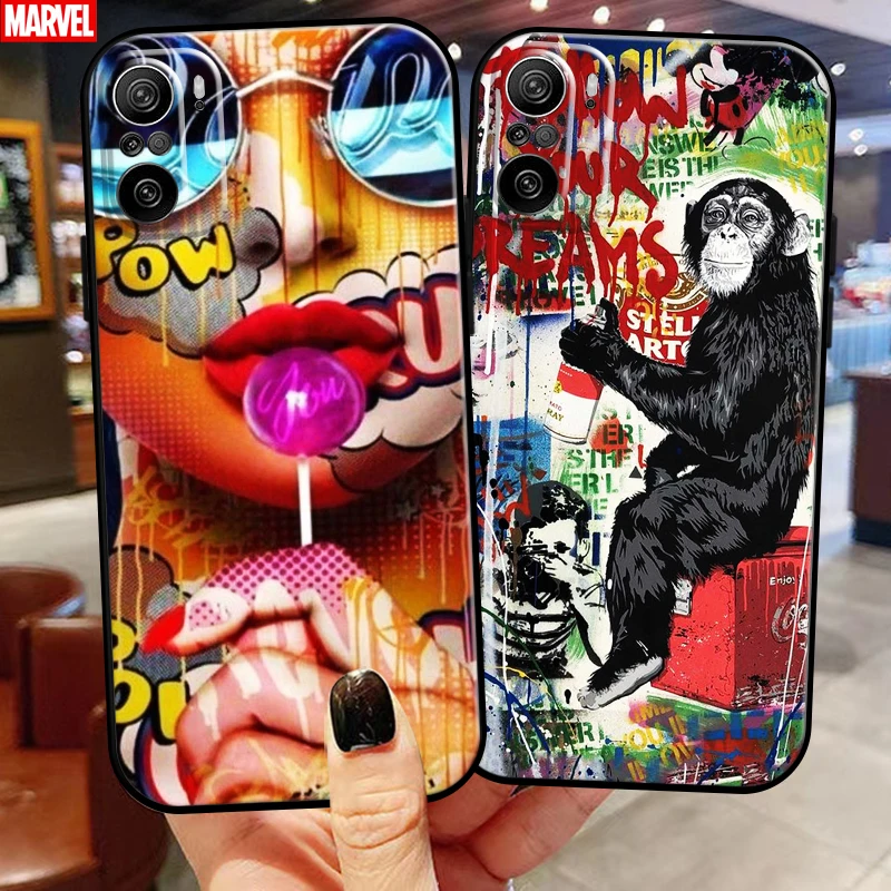 Street Graffiti Oil Painting For Xiaomi Redmi K40 Pro K40 Gaming Phone Case Black Coque Funda Silicone Cover Liquid Silicon
Street Graffiti Oil Painting For Xiaomi Redmi K40 Pro K40 Gaming Phone Case Black Coque Funda Silicone Cover Liquid Silicon