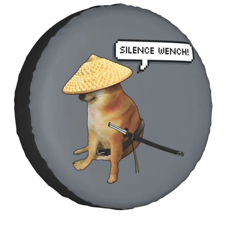 Cheems Doge Silence Wench Spare Tire Cover Case Bag Pouch Weatherproof Dust-Proof Shiba Inu Wheel Covers for Jeep Hummer
Cheems Doge Silence Wench Spare Tire Cover Case Bag Pouch Weatherproof Dust-Proof Shiba Inu Wheel Covers for Jeep Hummer