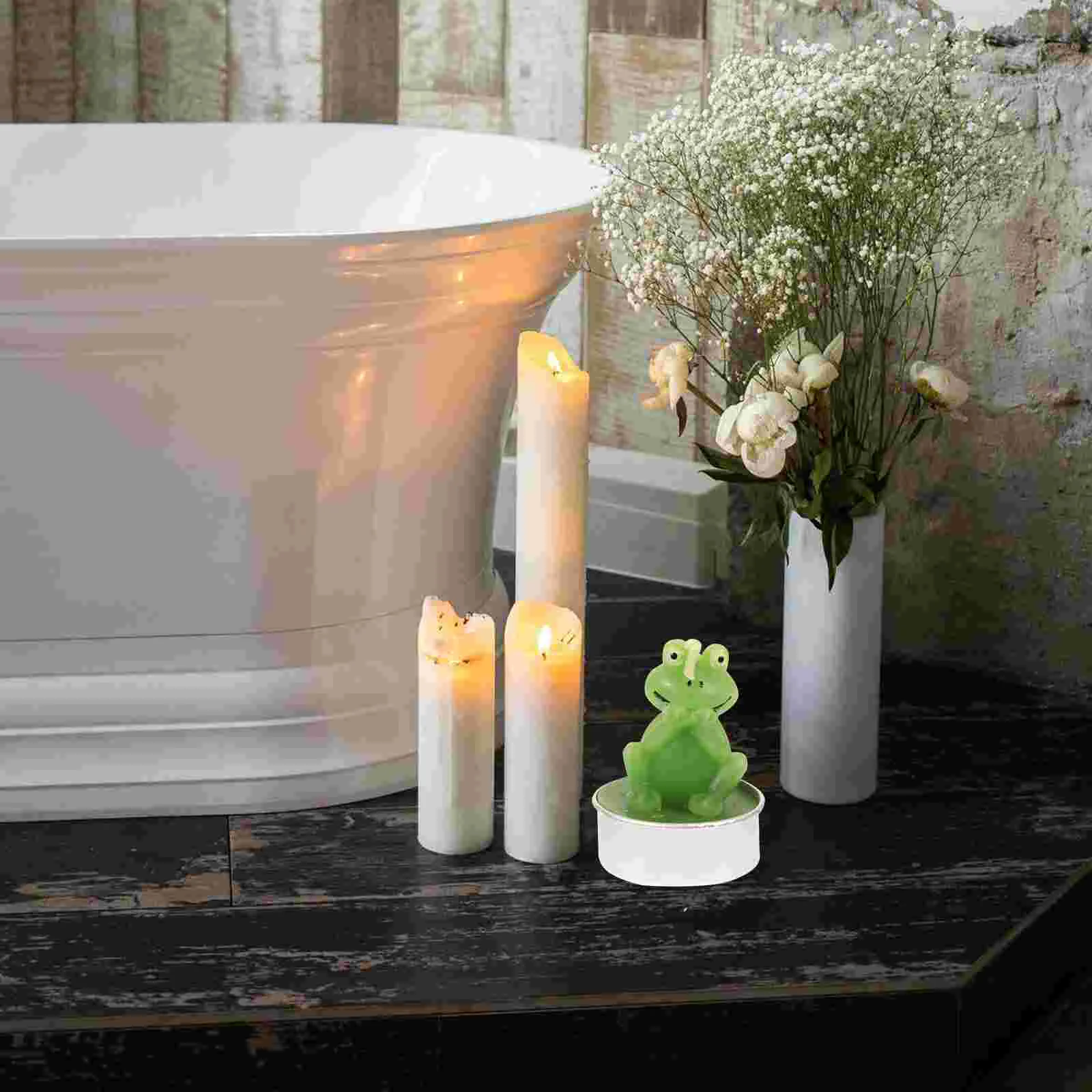 6Pcs Household Countertop Candles Paraffin Tabletop Candles Frogs Shaped Candles
6Pcs Household Countertop Candles Paraffin Tabletop Candles Frogs Shaped Candles