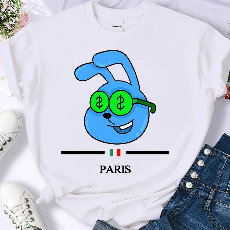 Luxury Paris Rabbit Graphic 100% Cotton T-Shirt For Women/Man Fashion Crown Lips Femme Streetwear Funny Tee T Shirt Female Tops
Luxury Paris Rabbit Graphic 100% Cotton T-Shirt For Women/Man Fashion Crown Lips Femme Streetwear Funny Tee T Shirt Female Tops