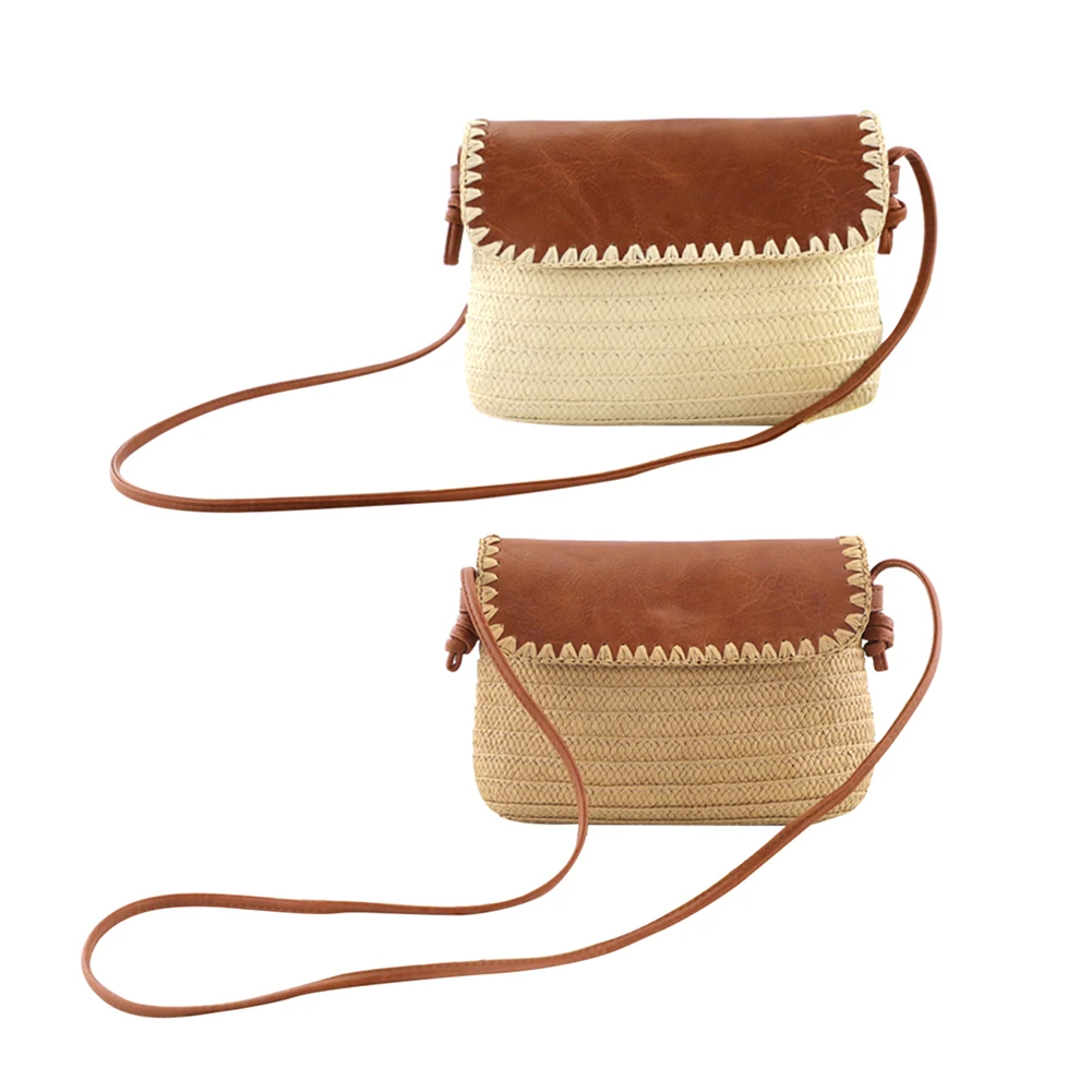 New Shoulder Bag Women hand-woven Messenger Bag Summer Beach Square box Straw Handbag For lady Bolsa Feminina
New Shoulder Bag Women hand-woven Messenger Bag Summer Beach Square box Straw Handbag For lady Bolsa Feminina
