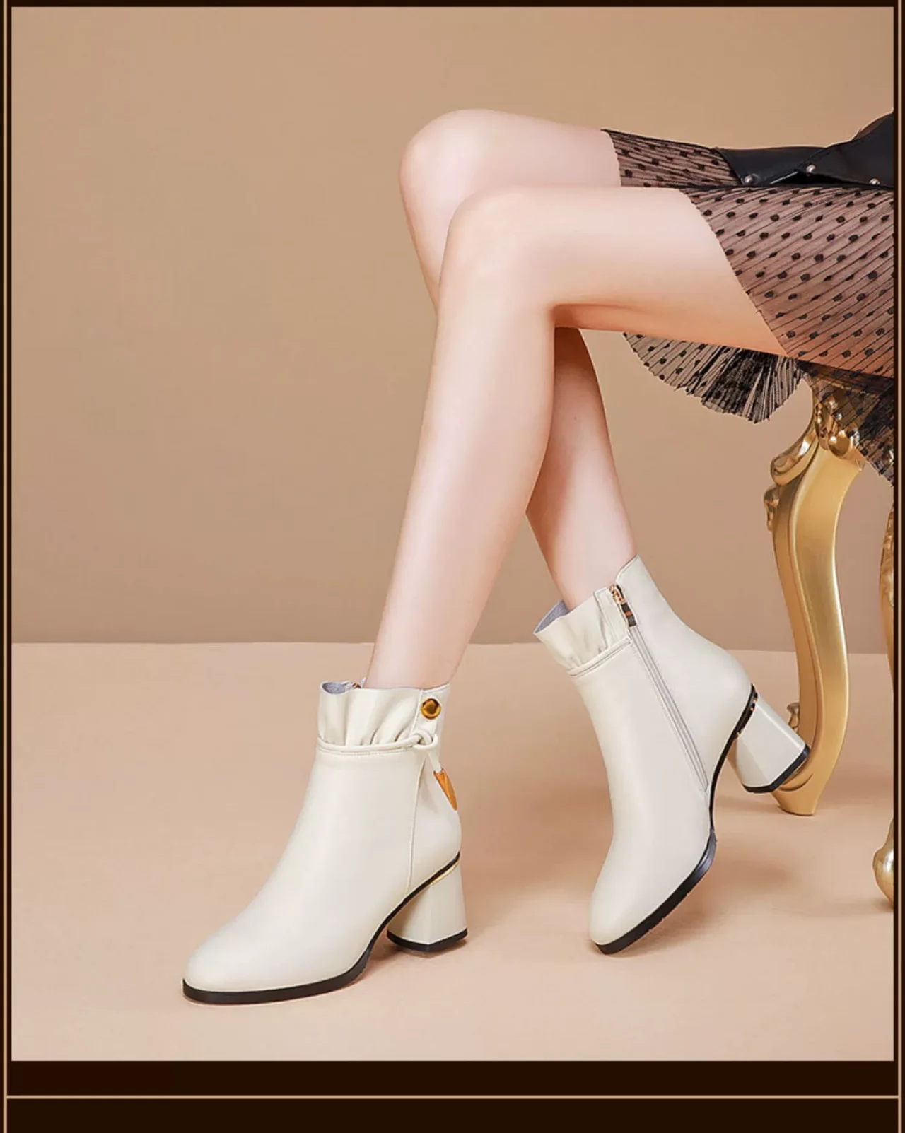 Winter New PU High Heel Square Heel Thickened Women's Mid length Boots Leather Boots Knight Boots Fashion Boots
Winter New PU High Heel Square Heel Thickened Women's Mid length Boots Leather Boots Knight Boots Fashion Boots