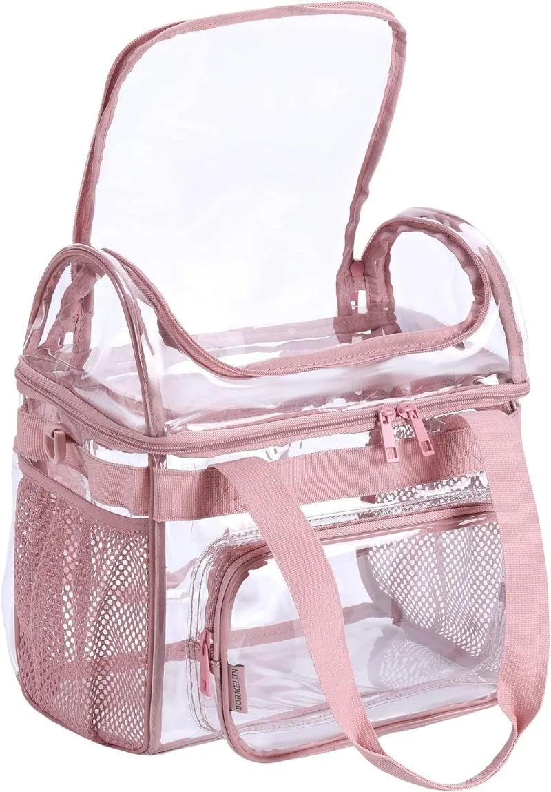 Прочная прозрачная искусственная кожа с ручкой-тоут Для женщин-идеально подходит для работы, офиса, школы и пикника-12x12x6 дюймов
Прочная прозрачная искусственная кожа с ручкой-тоут Для женщин-идеально подходит для работы, офиса, школы и пикника-12x12x6 дюймов